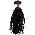 Kinky Curly Bulk Human Hair Extensions